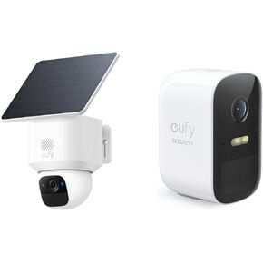 eufy Security eufyCam 2C Wireless Home Security Camera Add-on and eufy SoloCam E30, 180-Day Battery Life, HomeKit Compatibility, 1080p HD, No Monthly Fee