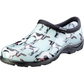 Sloggers Women's Waterproof Rain and Garden Shoe with Comfort Insole, Goats Sky Blue, Size 9, Style 5118GOBL09
