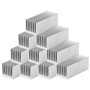 Aluminum Heatsink 50x20x19.2 mm Heat Sinks for Electronics CPU Cooler Aluminum Disipador CPU LED Chip 10 PCS