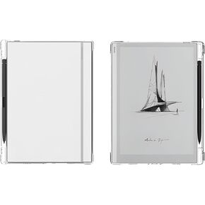 for Onyx Boox Go 10.3 and Boox Note X3 Pro e-Reader Case,Ultra-Thin Full Coverage Corner,Soft TPU Shockproof Kids Friendly for Onyx Boox Go 10.3 & Onyx Boox Note X3 Pro Case Cover (Clear)