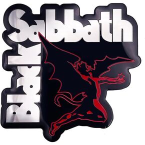 Black Sabbath Demon Logo Metal Sticker