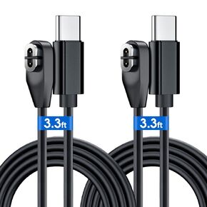 ANMONE for Shokz Charging Cable (1m 2pack) Magnetic Charger Cable Compatible for aftershokz Headphones, Replacement Cord for shockz openrun pro,Mini,opencomm,Aeropex