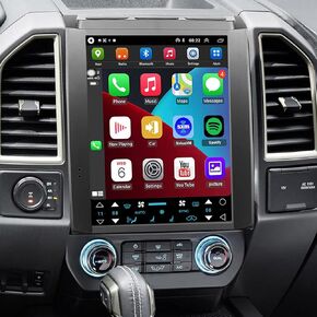 ل Ford F150 2015 2016 2017 2018 2019 2020 ، Tesla Style Radio Android 13 12.1inch الترقية اللاسلكية و Android Auto Steering Wheel Controls WiFi Bluetooth