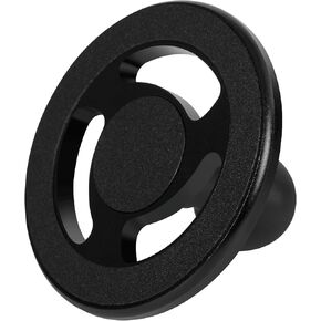 Magnetic Dash Mount with 20mm Ball for 0.787" Arm - Magnetic Phone Holder Fits MagSafe iPhone & All Smartphones, Includes 2 Metal Plates, Strong Hold & Easy Adjust（Magsafe Mounting Only）