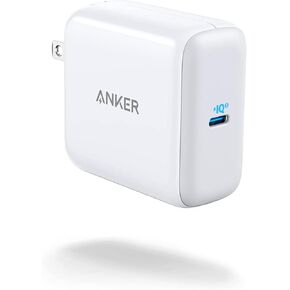 USB C Charger, Anker 65W PIQ 3.0 Type-C Charger, PowerPort III 65W, for MacBook, iPad Pro, iPhone, Samsung Galaxy, and More