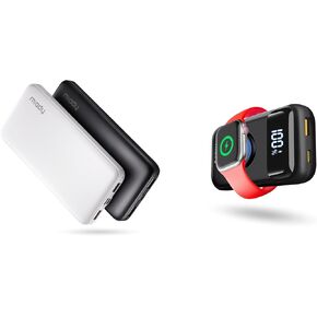 Miady 10000mAh Wireless Portable Charger for Apple Watch + 2 Pack 10000mAh Power Banks