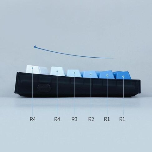 133 Keys Black and Pink PBT Keycaps Set, Side Print Shine Through Keycaps Backlit, Custom Cherry Profile Keycaps for 61/64/68/84/87/96/98/100/104/108 ANSI/ISO Cherry Mx Mechanical Keyboard in Saudi Arabia