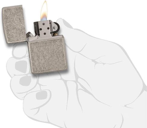 Custom Zippo Satin Chrome Pocket Lighter in Saudi Arabia