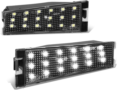 LPL-ZTL-9073 Pair of LED License Plate Lights Compatible with 07-14 Silverado/Sierra 2500 3500, 01-13 Silverado/Sierra 1500 in Kuwait