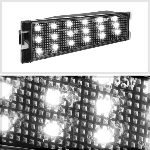 LPL-ZTL-9073 Pair of LED License Plate Lights Compatible with 07-14 Silverado/Sierra 2500 3500, 01-13 Silverado/Sierra 1500 in Kuwait