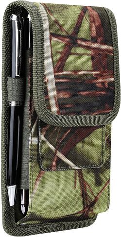 Bobrand Military Grade Camo Cell Phone Holster Belt Clip Case Holder for iPhone 11/12/13 Pro Max Samsung Galaxy S20 FE A52 A51 A32 S21 Plus Google Pixel 6 Moto G Fast (XXL), Army Green, CELLEA180 in Saudi Arabia