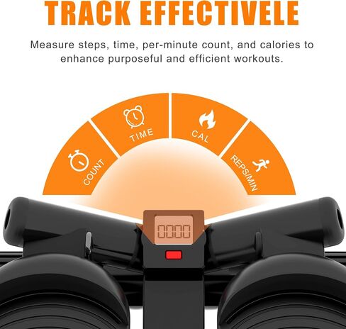 Stepper for Exercise at Home Mini Stair Stepper with Resistance Bands Exercise Equipment for Home Stair Climber Stepper Machine for Home Gym Cardio Equipment for Full Body Workout in Saudi Arabia