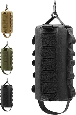 2 Piece Upgrade Laser Cut Multi-Purpose Tactical Molle Tool Pouch, Small Utility Belt Vest Pouches Bag for Backpack in Saudi Arabia