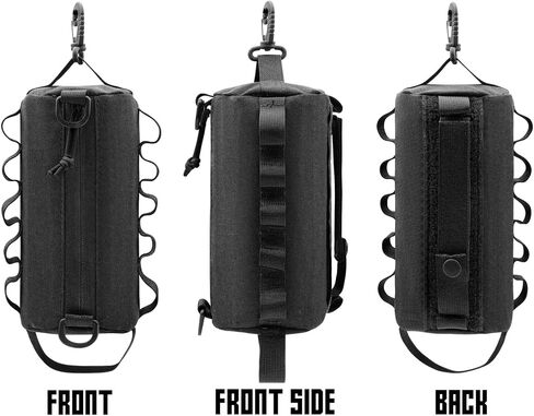 2 Piece Upgrade Laser Cut Multi-Purpose Tactical Molle Tool Pouch, Small Utility Belt Vest Pouches Bag for Backpack in Saudi Arabia