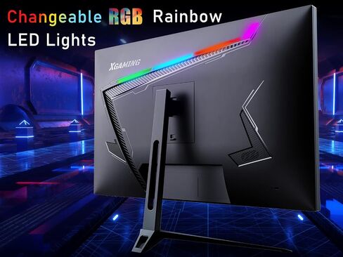 memzuoix 25 Inch Monitor with Ultra-Thin and 3-Side Frameless Panel, FHD 1080P 100Hz Gaming Monitor with Audio Output, Speakers, 1ms MPRT, 99% sRGB, Eye Care, HDMI, VGA, VESA in Saudi Arabia