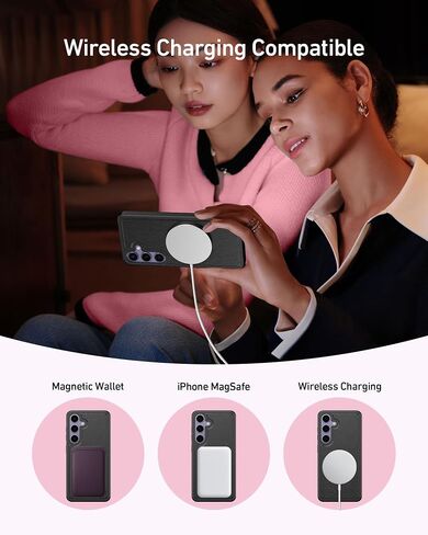 FUNMIKO for Samsung Galaxy S24 Ultra Case Wallet,Detachable Flip Folio Leather Cover,RFID Blocking 4 Card Slots Holder,Kickstand Function,Protective Phone Shell for Women,Skull and Flower in Saudi Arabia