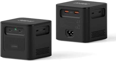 Hagibis 380W USB C Charger 8-Port Type C Charging Station GaN PD 3.1 Dual 140W Super Fast Laptops Charger for MacBook Pro/Air, iPad Pro, iPhone 15/16, Dell XPS, Galaxy (Black US) in Saudi Arabia