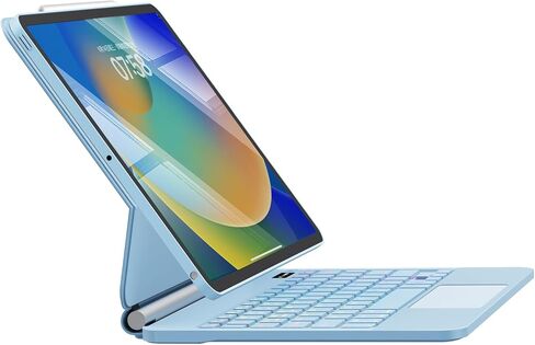 for iPad 9th Generation Case with Keyboard,Magic Magnetic Keyboard Case for iPad 10.2 9th/8th/7th Gen & Air 3,Pro 10.5, Multi-Touch Trackpad - Backlit - Floating Cantilever Stand Wireless Keyboard in Saudi Arabia