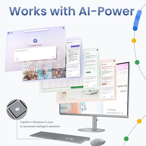 HP OmniStudio X 32 AI All-in-One Desktop, 31.5" UHD 3840 * 2160 550 nits IPS, Intel Ultra 7 155H, 64GB DDR5, 2TB SSD, Wi-Fi 7, Wireless KB&M, 5MP Camera, Bundle with Adata UC310 64GB USB Flash Drive in Saudi Arabia