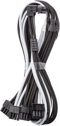 CableMod RT-Series Pro ModFlex Sleeved 12V-2x6 12VHPWR 90° StealthSense PCIe Cable for ASUS/Seasonic/Phanteks (Variant A, Black) in Saudi Arabia