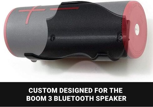 Spartan Mounts Compatible with Ultimate Ears Boom 3 Bluetooth Speakers | Low Profile Wall Mount Anywhere Design for Home, Office, Studio, Garage, Dorm, Patio, Auto, Boat, Golf Cart | Made in USA in Saudi Arabia