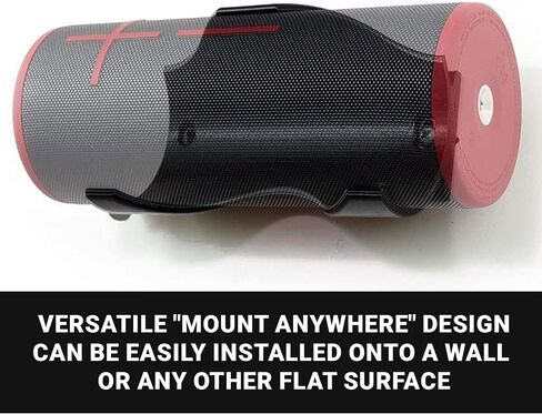 Spartan Mounts Compatible with Ultimate Ears Boom 3 Bluetooth Speakers | Low Profile Wall Mount Anywhere Design for Home, Office, Studio, Garage, Dorm, Patio, Auto, Boat, Golf Cart | Made in USA in Saudi Arabia