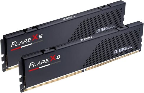 G.SKILL Flare X5 Series (AMD Expo) DDR5 RAM 64GB (2X 32GB) 6000MT/s CL28-36-36-96 1.40V Desktop Computer Memory U-DIMM - Matte Black (F5-6000J2836G32GX2-FX5) in Kuwait