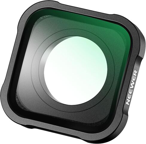 Neewer 2X Magnification Lens 7-10cm Focal Distance, Macro Close Up Photography Accessory Compatible with GoPro Hero 13 12 11 10 9 Action Camera, Not Waterproof, LS-65 in Saudi Arabia