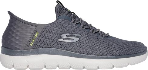 حذاء رياضي رجالي من Skechers Summits عالي المدى سهل الارتداء بدون استخدام اليدين، أبيض، 13 عرضًا in Saudi Arabia
