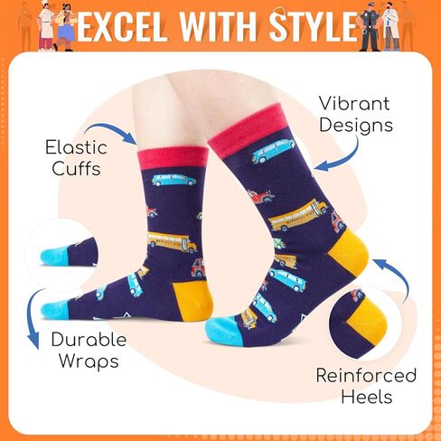 HAPPYPOP Chef Gifts Cooking Gifts Baking Gifts Pastry Chef Gifts Gifts For Baker, Unisex Chef Socks Cooking Socks Baking Socks in Kuwait