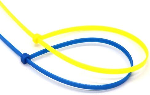 6 Inch Grey Zip Ties (100 Pieces), 40lb Strength, Nylon Cable Wire Ties in Saudi Arabia