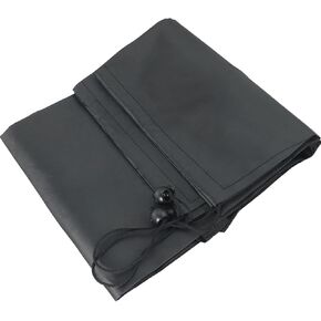 MEETOOT 2PCS Black Long Drawstring Oxford Polyester Organiser Bag 32x9.5inch Camping Chair Replacement Travel Tent Storage Carrying Sports Gear Large Bag