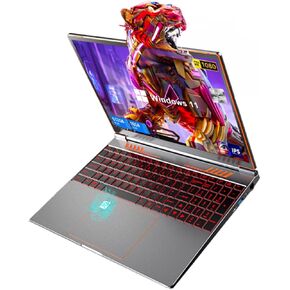 16-inch Gaming Laptop, 16GB DDR4, 512GB SSD, Intel N95, Windows 11, Backlit Keyboard, 1920P IPS Display