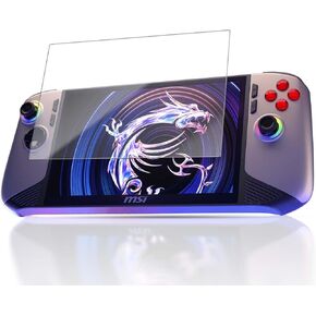 Screen Protector for MSI Claw 8 AI+ A2VM Handheld Game Console, 9H Hardness Tempered Glass for MSI Claw 8 AI+ A2VM,Anti-Scratch, Bubble Free, HD Clarity