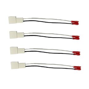 4PCS Car Front and Rear Door Stereo Radio Speaker Wiring Harness Adapter Connector Plug Compatiable with Toyota Camry Corolla Tacoma Tundra Scion Pontiac Replace #72-8104