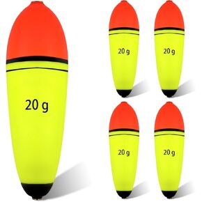 5PCS Catfish Floats Slip Bobbers Floats EVA-Slider-Bobbers Slip Corks for Sea Fishing Catfish Bobbers Assortment Freshwater