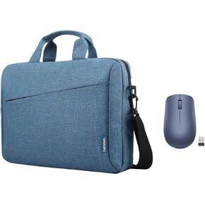 Lenovo Laptop Bag T210 for 15.6 inch Laptops 530 2.4GHz Wireless Mouse with Battery, Abyss Blue