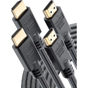 PowerBear 4K HDMI Cable 10 ft & 15 ft Bundle
