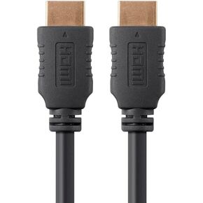 Monoprice HDMI High Speed Cable - 5-Pack, 4K@60Hz, HDR, 18Gbps, YUV 4:4:4, 28AWG, with Ferrite Cores, 3 Feet, Black - Select Series