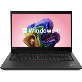 Lenovo ThinkPad T14 Gen2 Business Laptop Notebook, 14" Full HD 1920 x 1080 Display, 11th Gen Quad-Core i5-1135G7, 16GB DDR4 RAM, 512GB SSD, HDMI, Windows 11 Pro (Renewed)
