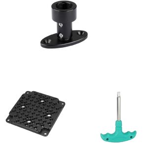 CAMVATE Ceiling Mount With 5/8"-27 Female Screw + Camera Cheese Mounting Plate + Straight Screwdriver Assembly Tool