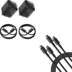 Baseus 45W USB C Charger Block & USB C Cable