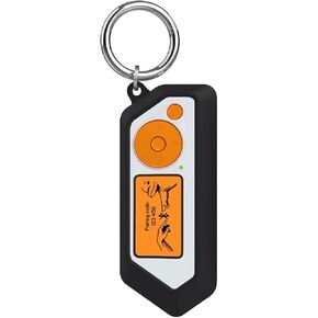 for Flipper Zero Case Cover,Soft Shockproof Anti-Scratch Premium Silicon Protector with Keychain Accessories-Black