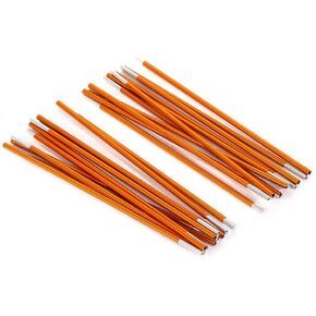 Health Gear Tent Pole Repair Kit, 3.6m Aluminium Alloy Tent Pole Segments Replacement Tent Building Supporting Rod for Camping Hiking Backpacking Tent, 2pcs