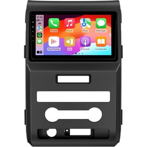 Eonon 9“ Car Stereo for Ford F150 (2009-2012), Android 13 Wireless CarPlay & Android Auto, Bluetooth 5.0, 2+32G Touch Screen GPS Navigation, Backup Camera Support,WiFi - FDF1X6