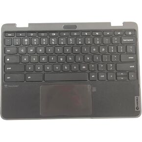 Replacement for 11.6" Lenovo Chromebook 300E Yoga 4nd Gen Laptop Upper Case Palmrest Keyboard Touchpad Assembly Part 5M11H62893 NFC