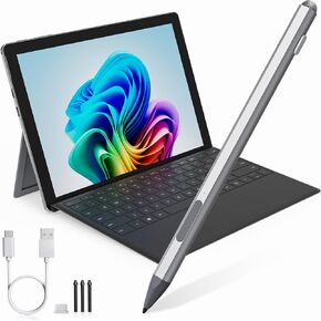 Microsoft Surface Pro Pen Stylus - with Touch-Cap Top, 4096 Pressure, Tilt Sensitive, Magnetic, Palm Rejection, Stylus Pen for Surface Pro 11/10/9/8/7/6/5/4/3/Laptop/Book & HP/ASUS/Dell
