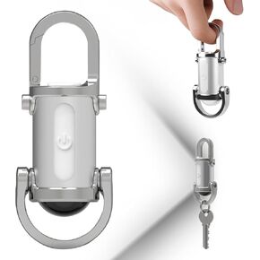 Lumilink Mini Torch, 2025 New Lumilink Waterproof Mini Torch Key Ring, 3-in-1 Torch with Power Bank, Rechargeable Extremely Bright Torches for Outdoors, Camping, Lightweight and Portable (1 Black)