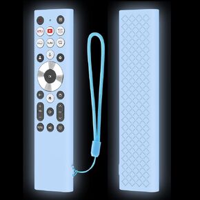 Case for Hisense Remote Covers U6 U7 U8 U9 U6N U7N U8N U9N Series, ERF6A80 ERF6G80H ERF6F80H Voice Remote Cover 4K Smart TV 2024 Case Silicone Protector Glow in Dark