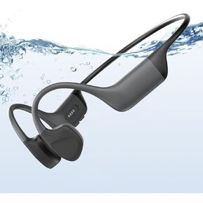 Bone Conduction Headphones Swimming,IP68 Waterproof,Bluetooth 5.4, Built-in 32GB TF Swimming Headphones Underwater Music Player, Open Ear Bluetooth Earbuds